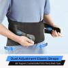 imageNEENCA Back Brace for Lower Back Pain Relief with Bionic Support System Adjustable Lumbar Support Belt for Men ampamp Women with Lumbar Pad Soft Breathable Mesh for Herniated Disc Sciatica ScoliosisBlueblack