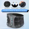 imageNEENCA Back Brace for Lower Back Pain Relief with Bionic Support System Adjustable Lumbar Support Belt for Men ampamp Women with Lumbar Pad Soft Breathable Mesh for Herniated Disc Sciatica ScoliosisBlueblack