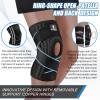 imageNEENCA Knee Brace for Knee Pain Adjustable Knee Support with Patella Gel Pad ampamp Side Spring Stabilizers Knee Wrap for Arthritis Meniscus Tear ACL Knee Pain Relief Runner Sport  FSAHSA ApprovedBlue
