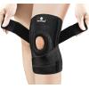 imageNEENCA Knee Brace for Knee Pain Adjustable Knee Support with Patella Gel Pad ampamp Side Spring Stabilizers Knee Wrap for Arthritis Meniscus Tear ACL Knee Pain Relief Runner Sport  FSAHSA ApprovedBlack