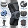 imageNEENCA Knee Braces for Knee Pain Relief Compression Knee Sleeves with Patella Gel Pad ampamp Side Stabilizers Knee Support for Weightlifting Running Workout Arthritis Meniscus Tear Men Women ACE53Upgraded Version  Gray Black