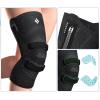 imageNEENCA Knee Braces for Knee Pain Relief Compression Knee Sleeves with Patella Gel Pad ampamp Side Stabilizers Knee Support for Weightlifting Running Workout Arthritis Meniscus Tear Men Women ACE53Upgraded Version  Carbon Black