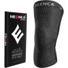 imageNEENCA Knee Sleeve  Knee Braces for Knee Pain Joint Pain Relief Swelling Inflammation Relief and Circulation Knee Support for Women and MenBlack