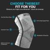 imageNEENCA Knee Sleeve  Knee Braces for Knee Pain Joint Pain Relief Swelling Inflammation Relief and Circulation Knee Support for Women and MenGray