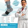 imageNEENCA Medical Compression Socks Ankle Compression Stockings for Injury Recovery ampamp Pain Relief Sports Protection 2030mmHgGray Black