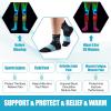 imageNEENCA Medical Compression Socks for Women ampamp Men Circulation Ankle Compression Stockings for Pain Relief Plantar Fasciitis Swelling Neuropathy Runner Nurses Travel Pregnancy Flying2030 mmHgBlack Blue