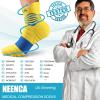 imageNEENCA Medical Compression Socks for Women ampamp Men Circulation Ankle Compression Stockings for Pain Relief Plantar Fasciitis Swelling Neuropathy Runner Nurses Travel Pregnancy Flying2030 mmHgYellow