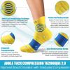 imageNEENCA Medical Compression Socks for Women ampamp Men Circulation Ankle Compression Stockings for Pain Relief Plantar Fasciitis Swelling Neuropathy Runner Nurses Travel Pregnancy Flying2030 mmHgYellow
