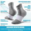 imageNEENCA Medical Compression Socks for Women ampamp Men Circulation2 Pairs Ankle Compression Stockings for Pain Relief Plantar Fasciitis Swelling Running Nurses Travel Pregnancy Flying 2030 mmHgGray White  2 Pairs