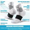 imageNEENCA Medical Compression Socks for Women ampamp Men Circulation2 Pairs Ankle Compression Stockings for Pain Relief Plantar Fasciitis Swelling Running Nurses Travel Pregnancy Flying 2030 mmHgWhite  2 Pairs