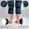 imageNEENCA Plus Size Knee Brace for Knee Pain Knee Support with Side Stabilizers ampamp Patella Gel Pad Knee Compression Sleeve for Meniscus Tear Arthritis Joint Pain Relief ACL PCL All Sports Plus SizeBlue  Single
