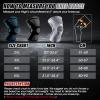 imageNEENCA Plus Size Knee Brace for Knee Pain Knee Support with Side Stabilizers ampamp Patella Gel Pad Knee Compression Sleeve for Meniscus Tear Arthritis Joint Pain Relief ACL PCL All Sports Plus SizeBlack  Single