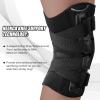 imageNEENCA Professional Knee Brace for Knee Pain Adjustable Hinged Knee Support with Removable Side Stabilizers Support and Stability Arthritis Meniscus Tear Joint Pain Relief ACL PCL MCL SportsBlack