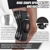 imageNEENCA Professional Knee Brace for Knee Pain Adjustable Knee Support with Patented XStrap Fixing System Support and Stability for Joint Pain Relief Arthritis Meniscus TearACLPCL Runner SportsBlack
