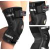 imageNEENCA Professional Knee Brace for Knee Pain Hinged Knee Support with Patented XStrap Fixing System Medical for Pain Relief Arthritis Meniscus Tear ACL PCL MCL Runner Sport FSAHSA EligibleBlack  Single