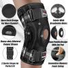 imageNEENCA Professional Knee Brace for Knee Pain Hinged Knee Support with Removable Dual Side Stabilizers Strong Stability for Joint Pain Relief Arthritis Meniscus Tear ACL PCL MCL Runner WorkoutBlackSingle