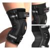 imageNEENCA Professional Knee Brace for Knee Pain Hinged Knee Support with Removable Dual Side Stabilizers Strong Stability for Joint Pain Relief Arthritis Meniscus Tear ACL PCL MCL Runner WorkoutBlackSingle