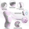 imageNEENCA Professional Knee Brace for Pain Relief Medical Knee Support with Patella Pad ampamp Side Stabilizers Compression Knee Sleeve for Meniscus Tear ACL Joint Pain Runner Workout  FSAHSA EligiblePink White