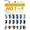 imageNEENCA Professional Knee Brace for Pain Relief Medical Knee Support with Patella Pad ampamp Side Stabilizers Compression Knee Sleeve for Meniscus Tear ACL Joint Pain Runner Workout  FSAHSA EligibleGray
