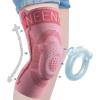 imageNEENCA Kids Knee Brace Sleeve Youth Knee Compression Sleeve for Children  Boys ampamp Girls Child Knee Support with Patella Gel Pad ampamp Side Stabilizers for Knee Pain Sports Outdoor  FSAHSA ApprovedPink  Single