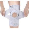 imageNEENCA Knee Brace for Knee Pain Compression Knee Support with Air Mesh Fabric Adjustable Knee Wrap with Side Stabilizers UltraSoft Bandage for Sports Running Meniscus Tear ACL Arthritis ReliefWhite