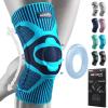 imageNEENCA Knee Brace for Knee Pain Relief Medical Knee Support with Patella Pad ampamp Side Stabilizers Compression Knee Sleeve for Meniscus Tear ACL Arthritis Joint Pain Runner Sport FSAHSA APPROVEDLight Blue
