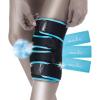 imageNEENCA Knee Brace with Ice Pack Wrap Medical Knee Wrap with 3 Reusable Gel Packs Hot ampamp Cold Therapy for Meniscus Tear Joint Pain Knee Pain Relief Knee Surgery Sprain ampamp Swelling