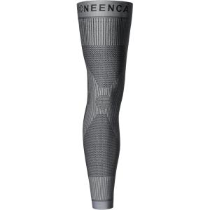 imageNEENCA Compression Leg Sleeve  Long Knee Sleeve Ultrathin Leg Sleeve with Graphene Ions Infused Fabric for Knee Pain Relief Swelling Arthritis Poor Circulation Runner Sports  FSAHSA ApprovedSilver Gray  Single