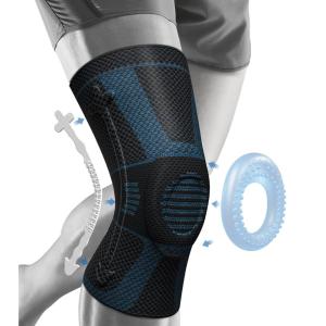 imageNEENCA Knee Brace for Knee Pain Relief Medical Knee Support with Patella Pad ampamp Side Stabilizers Compression Knee Sleeve for Meniscus Tear ACL Arthritis Joint Pain Runner Sport FSAHSA APPROVEDUpgraded Version  Black Blue