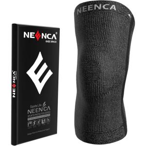 imageNEENCA Knee Sleeve  Knee Braces for Knee Pain Joint Pain Relief Swelling Inflammation Relief and Circulation Knee Support for Women and MenBlack