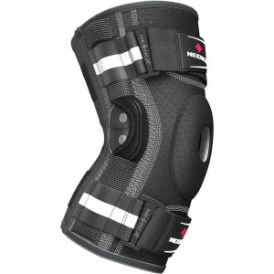 imageNEENCA Professional Knee Brace for Knee Pain Hinged Knee Support with Removable Dual Side Stabilizers Strong Stability for Joint Pain Relief Arthritis Meniscus Tear ACL PCL MCL Runner WorkoutBlackSingle