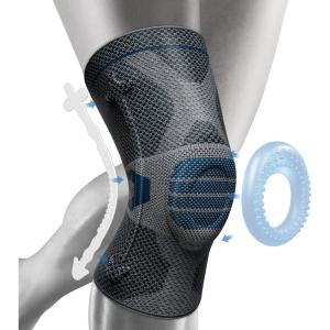 imageNEENCA Professional Knee Brace for Pain Relief Medical Knee Support with Patella Pad ampamp Side Stabilizers Compression Knee Sleeve for Meniscus Tear ACL Joint Pain Runner Workout  FSAHSA EligibleUpgraded Version  Navy Blue