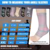 imageNEENCA Ankle Brace for Pain Relief 2 Pack Compression Ankle Sleeves Set Ankle Support Stabilizer for Achilles Tendonitis Plantar Fasciitis Joint Pain Swelling Arthritis Sport  FSAHSA ApprovedPink Grey