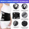 imageNEENCA Back Support Brace Adjustable Lumbar Support for Pain Relief of BackLumbarWaist Waist Wrap with Spring Stabilizers for Injury Herniated DiscSciatica Scoliosis and more  FSAHSA APPROVEDXXLarge