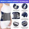 imageNEENCA Back Support Brace Adjustable Lumbar Support for Pain Relief of BackLumbarWaist Waist Wrap with Spring Stabilizers for Injury Herniated DiscSciatica Scoliosis and more  FSAHSA APPROVEDMulticolor