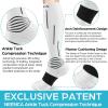 imageNEENCA Compression Socks Medical Athletic Socks for Injury Recovery ampamp Pain Relief Sports Protection  1 PairWhite