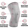 imageNEENCA Knee Braces for Knee Pain 2 Pack Knee Sleeves for Knee Pain Set Knee Brace Compression Sleeves Knee Support for Sports Running Meniscus Tear ACL PCL Women ampamp Men2 Pack  Pink Grey
