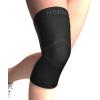 imageNEENCA Ultrathin Knee Sleeve for Knee Pain Lightest Knee Compression Sleeve with Graphene Ions Infused Fabric for Pain Relief Swelling Arthritis Poor Circulation Running Sport FSAHSA ApprovedBlack  Single