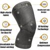 imageNEENCA Ultrathin Knee Sleeve for Knee Pain Lightest Knee Compression Sleeve with Graphene Ions Infused Fabric for Pain Relief Swelling Arthritis Poor Circulation Running Sport FSAHSA ApprovedStar  Single