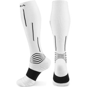 imageNEENCA Compression Socks Medical Athletic Socks for Injury Recovery ampamp Pain Relief Sports Protection  1 PairWhite
