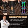 imageNEENCA Copper Knee Brace with Straps for WomenMen Knee Compression Sleeve for Knee Pain Arthritis ACL Meniscus Tear Joint Pain Relief Knee Support for Running Workout Weightlifting  SingleHigh CopperPair