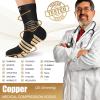 imageNEENCA Professional Copper Compression Socks Medical Ankle Support Socks for Injuries Recovery ampamp Pain Relief Women ampamp Men Circulation Swelling Runner Travel Pregnancy Flying1 Pair 2030 mmHgHigh Copper