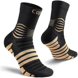 imageNEENCA Professional Copper Compression Socks Medical Ankle Support Socks for Injuries Recovery ampamp Pain Relief Women ampamp Men Circulation Swelling Runner Travel Pregnancy Flying1 Pair 2030 mmHgHigh Copper