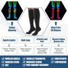 imageNEENCA Zipper Compression Socks Medical Graduated Compression Socks for Pain Relief Women ampamp Men Circulation Swelling Travel Pregnancy Flight Nurses Running Athletic1 Pair 2030 mmHgBlack
