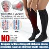 imageNEENCA Zipper Compression Socks Medical Graduated Compression Socks for Pain Relief Women ampamp Men Circulation Swelling Travel Pregnancy Flight Nurses Running Athletic1 Pair 2030 mmHgBlack