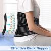 imageNEENCA Compression Back Brace for Lower Back Pain Herniated Disc Lumbar Strain  Breathable Lumbar Support for Work Lifting Sciatica Scoliosis Gray XXLargeBlack