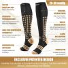 imageNEENCA Copper Compression Socks Medical Graduated Socks with Patented Design for Pain Relief Women ampamp Men Circulation Swelling Travel Pregnancy Flight Nurses Running Athletic1 Pair 2030mmHgHigh Copper