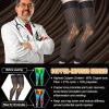 imageNEENCA Copper Compression Leg Sleeve Ultrathin Full Leg Sleeve with Copper Ions Infused Fabric for Knee Pain Relief Muscle Recovery Swelling Inflammation Promotes Circulation Sports WorkoutHigh Copper