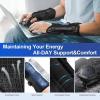 imageNEENCA Carpal Tunnel Wrist Brace for Night SupportKnob Adjustable Hand Brace for TendonitisArthritis PainSprainWrist Splint Support with Sleeves for WomenampMen Right Hand Large Black Large LeftHandBlack