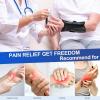 imageNEENCA Carpal Tunnel Wrist Brace for Night SupportKnob Adjustable Hand Brace for TendonitisArthritis PainSprainWrist Splint Support with Sleeves for WomenampMen Right Hand Large Black Large LeftHandBlack